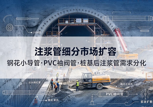 芒市注浆管细分市场扩容，隧道钢花小导管、PVC 袖阀管、桩基后注浆管需求分化